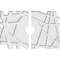Ekena Millwork Novo Architectural Grade PVC Ceiling Medallion, 24"W x 16"H x 3"ID x 8 1/2"C x 1"P, Two-Piece CMP24X16NO2-03000 - alternate 1